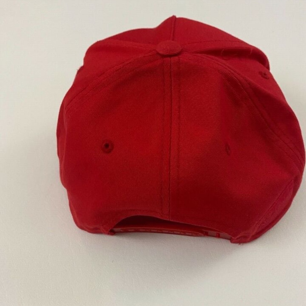 New Commonwealth For the Greater Good Red Adjustable Snapback Hat One Size - Picture 3 of 10